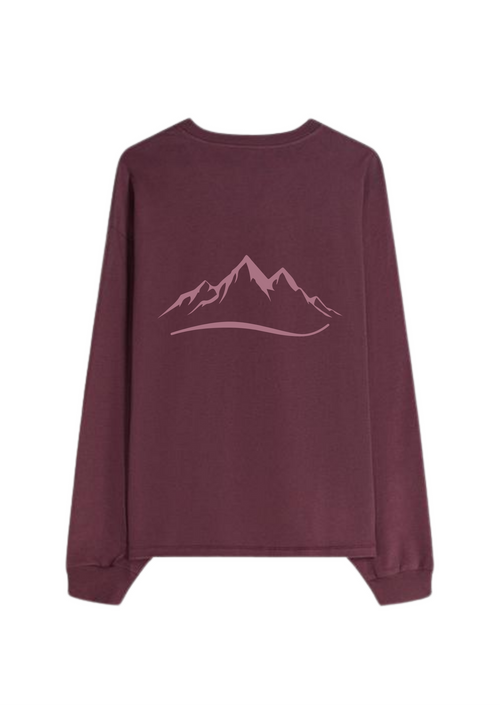 "MOUNTAIN LINE” BOXY LONG SLEEVE UNISEX