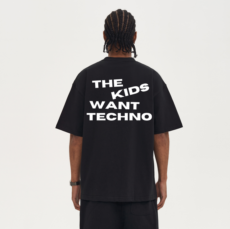 THE KIDS WANT TECHNO BLACK UNISEX