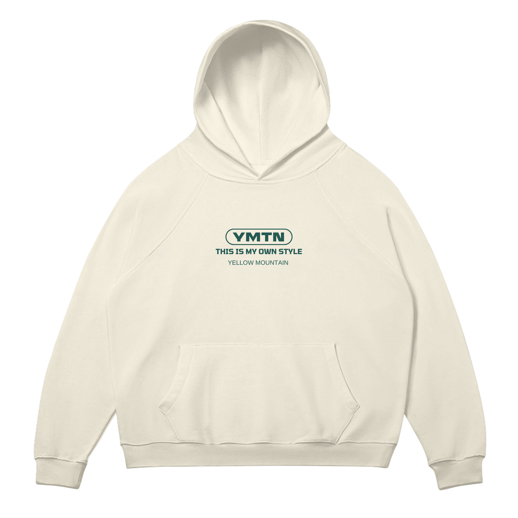 "THIS IS MY OWN STYLE” COCONUT MILK BOXY HOODIE UNISEX