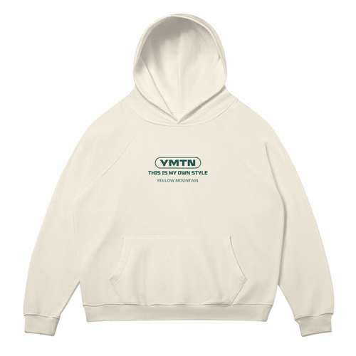"THIS IS MY OWN STYLE” COCONUT MILK BOXY HOODIE UNISEX