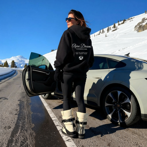 ALPINE DREAMS BOXY HOODIE UNISEX