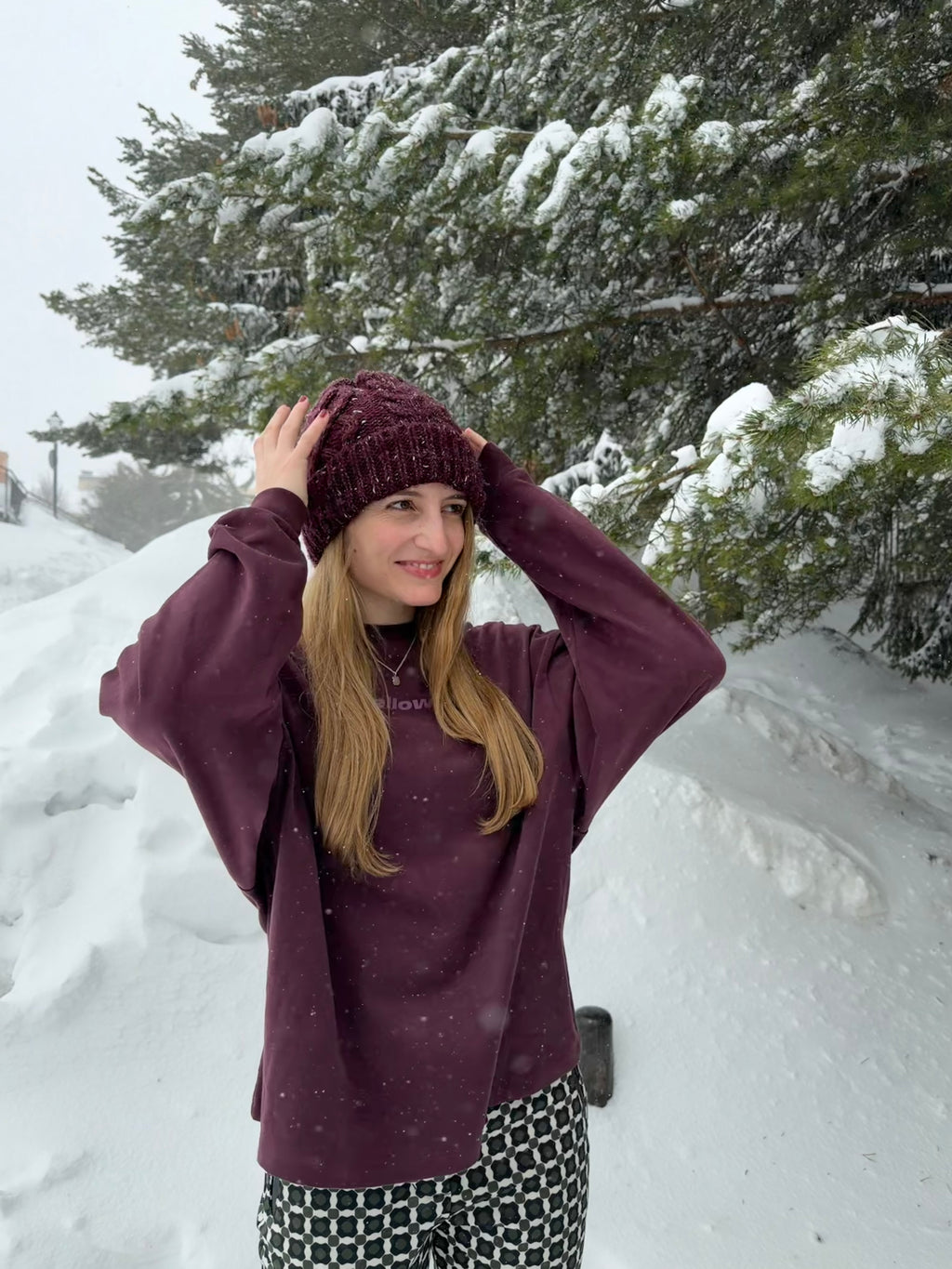 "MOUNTAIN LINE” BOXY LONG SLEEVE UNISEX