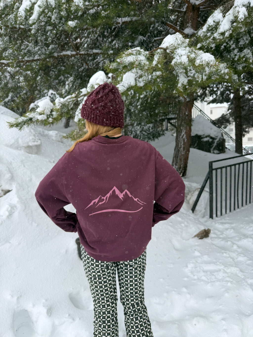 "MOUNTAIN LINE” BOXY LONG SLEEVE UNISEX