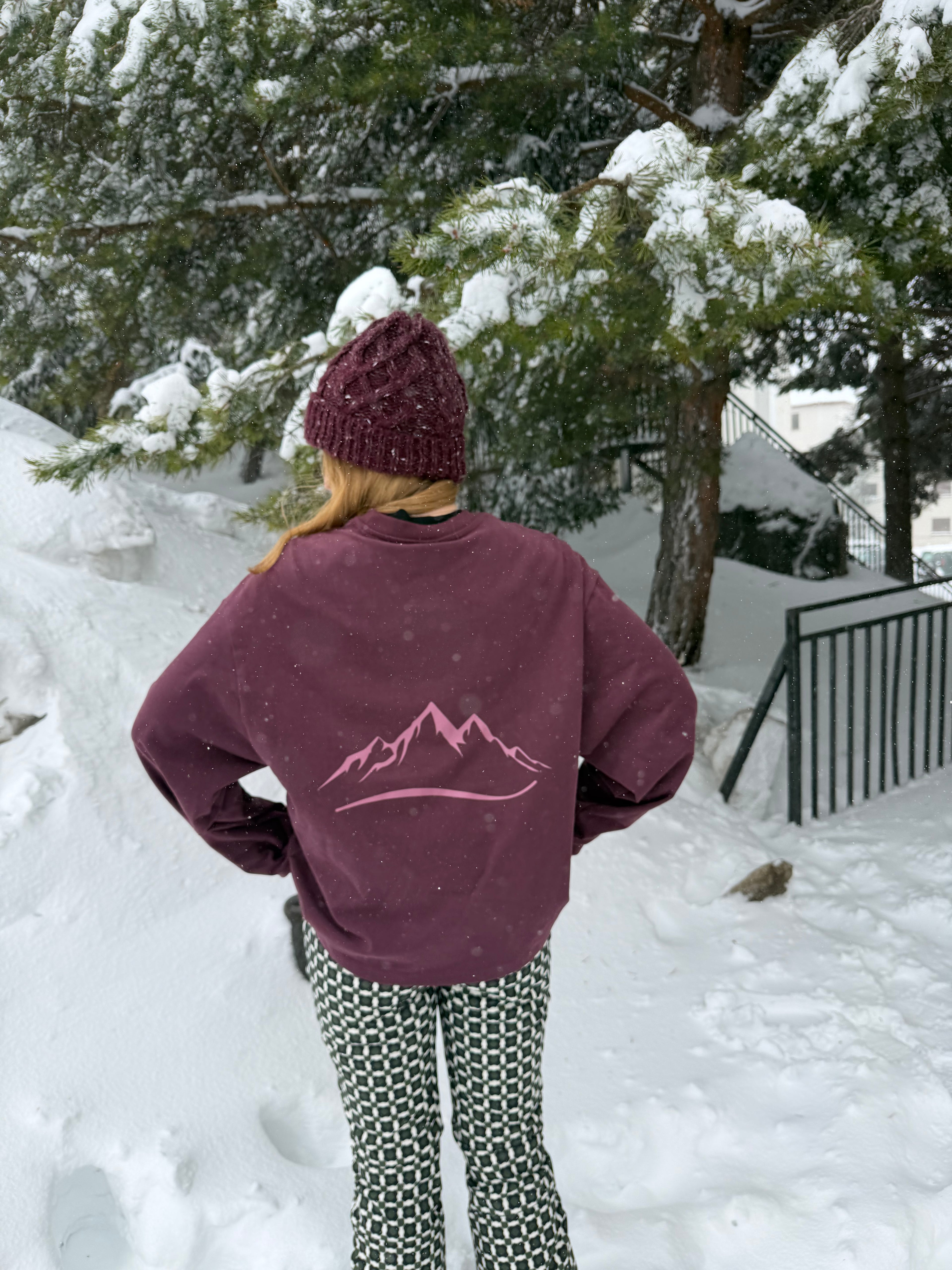 "MOUNTAIN LINE” BOXY LONG SLEEVE UNISEX