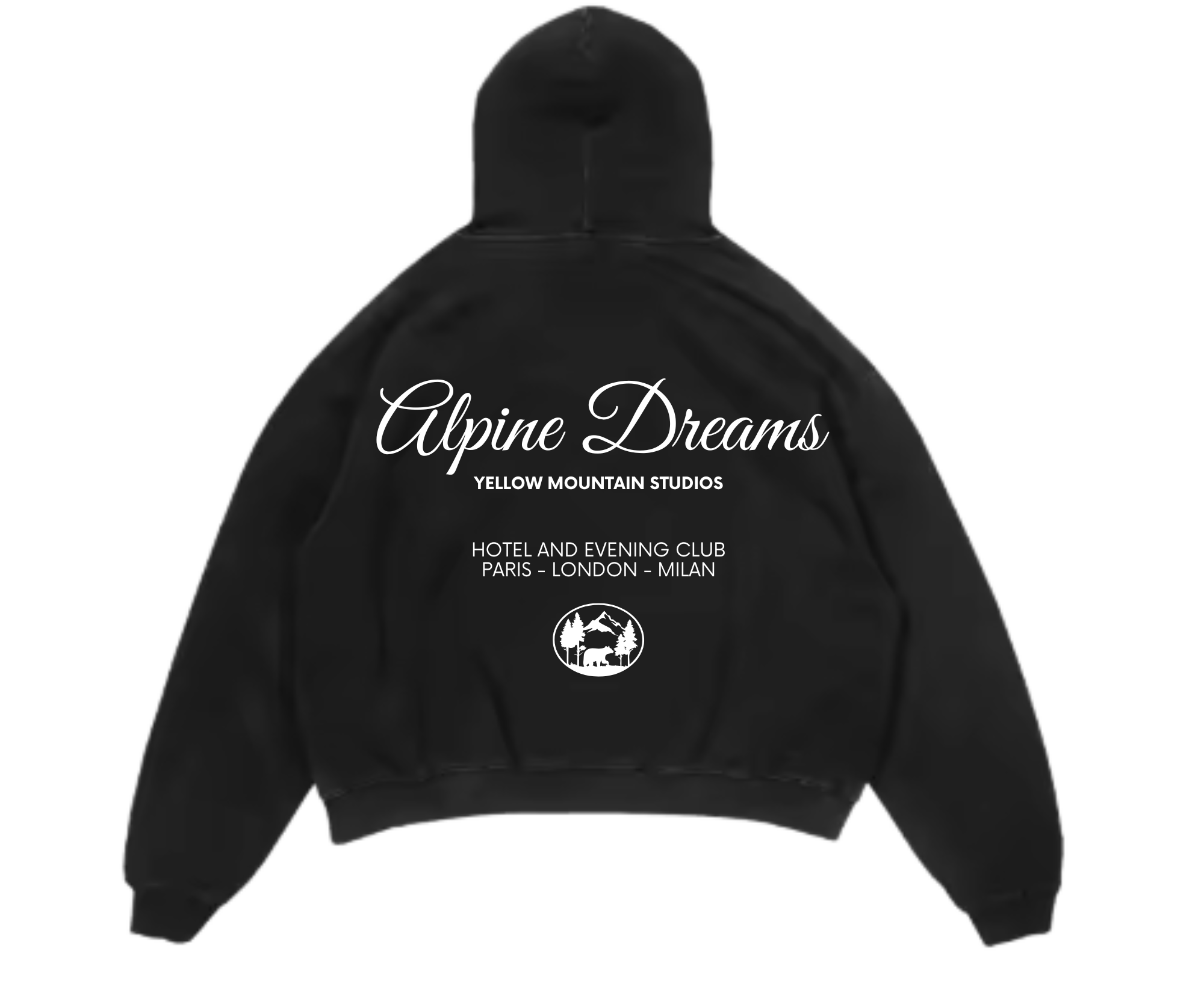 ALPINE DREAMS BOXY HOODIE UNISEX